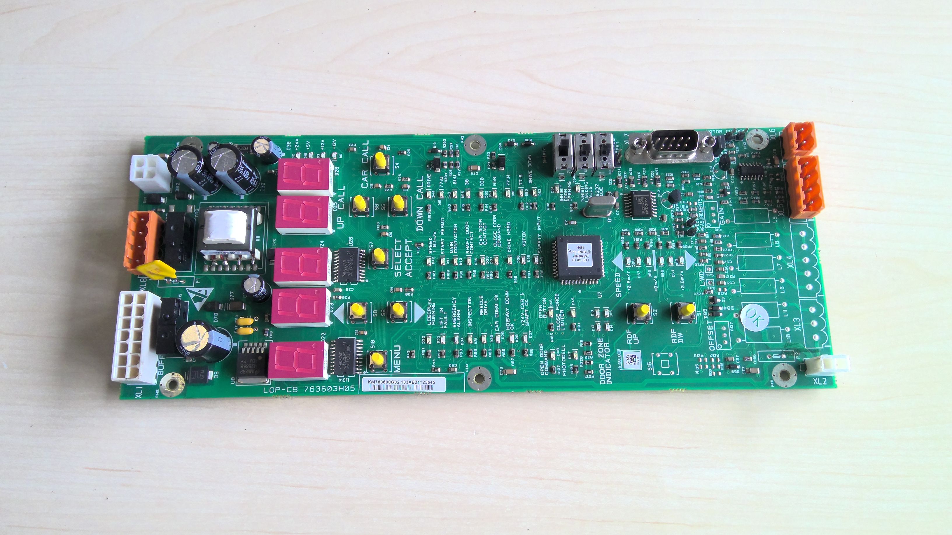 Kone LOP-CB 763603H05 KM763600G2 Door Zone Indicator
