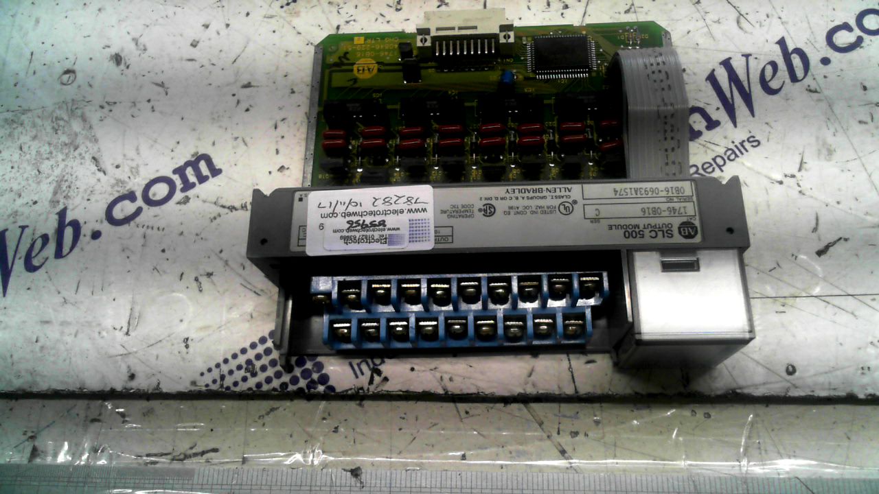 Allen Bradley SLC500 1746-0B16 Output Module