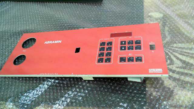 Struers Abramin Operator Panel