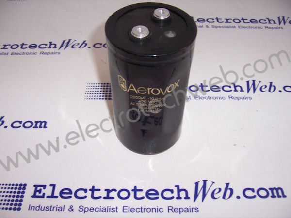 Aerovox 2200uF 400Vdc Screw Terminal Cap