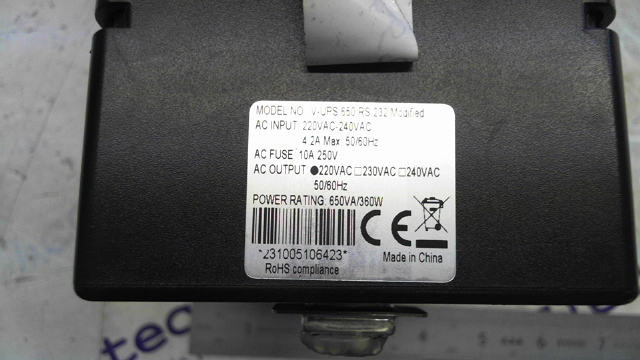 Cablematic V-UPS 650 Line Interactive UPS