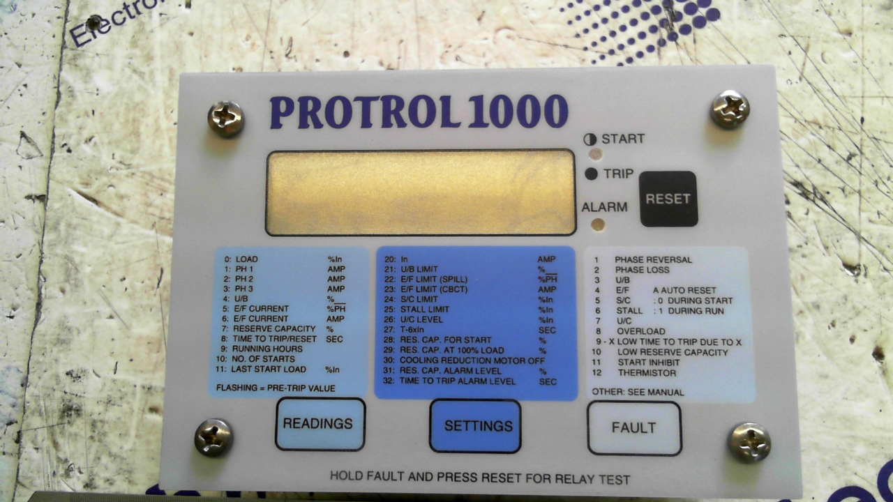Protrol 1000 Monitor Unit