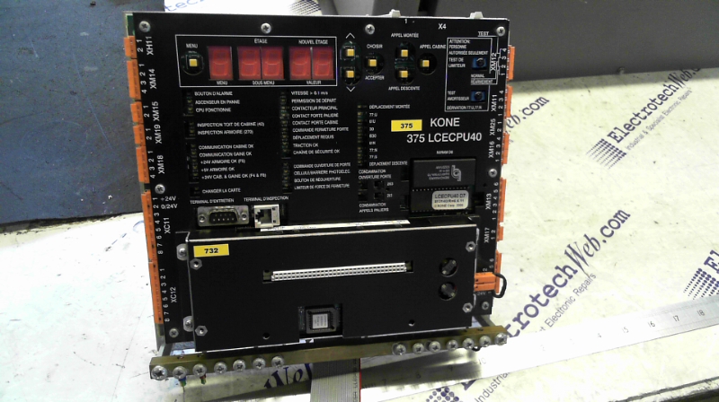 Kone 375 LCECPU40 Interface Board