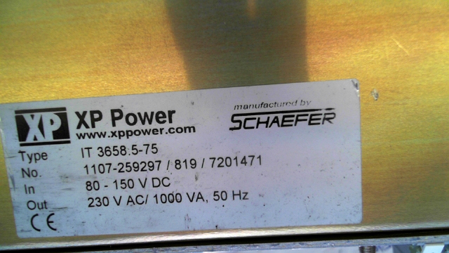 Schaefer IT3658.5-75 Inverter