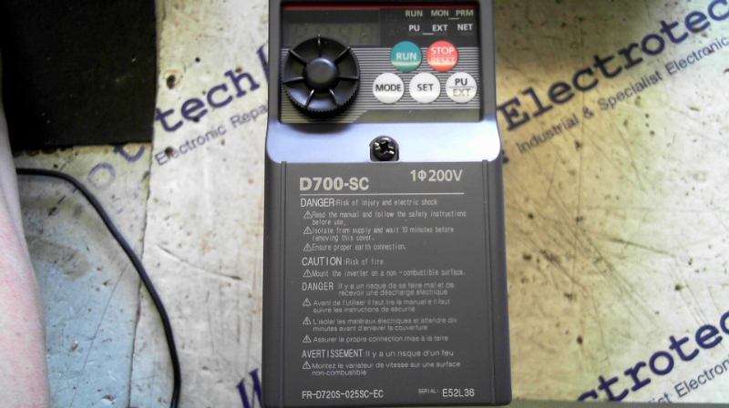 Mitsubishi FR-D720S-025SC-EC Single Phase Inverter