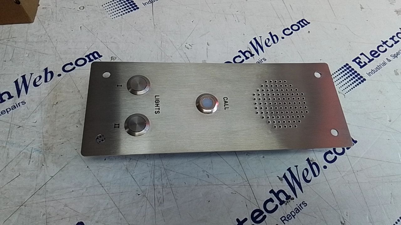 Electrotech L7513B S/S Audio Call Plate PB Light