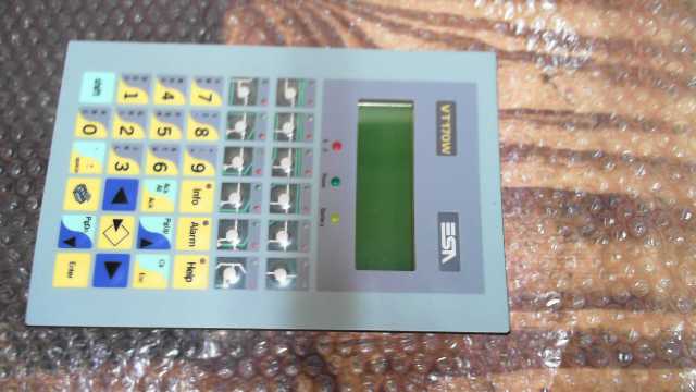 ESA VT170W Operator Panel
