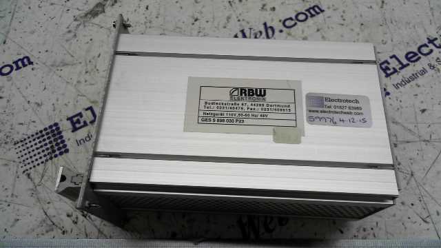 RBW GES9898030P23 Power Supply